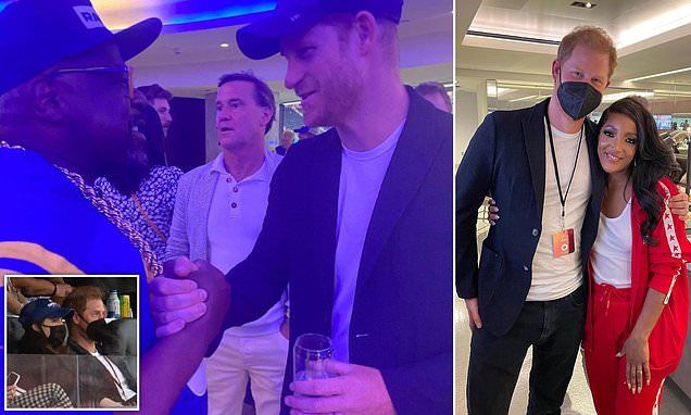 Prince Harry 'went to LA Rams locker room' after watching Super Bowl