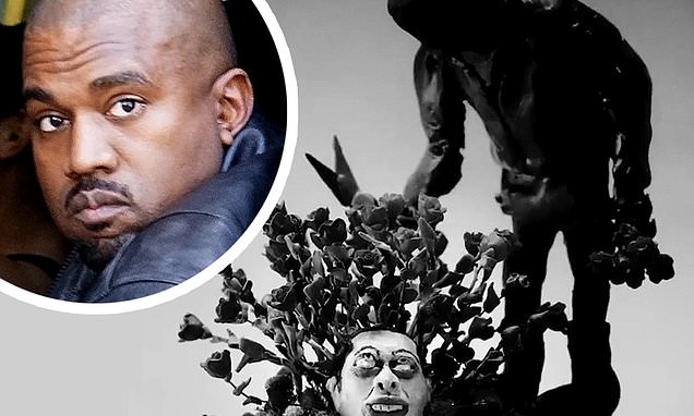 Kanye West BURIES Pete Davidson replica in new video as he launches attack on Kim Kardashian's beau