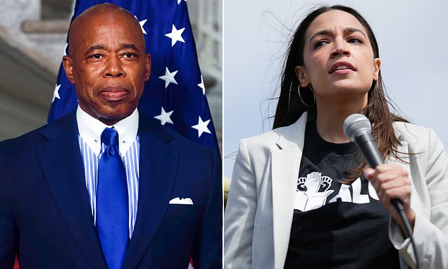 AOC and Eric Adams haven't spoken in a year, reps for both politicians say