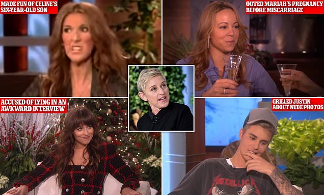 Relive Ellen DeGeneres' most insane on air moments and awkward celebrity interviews as show ends