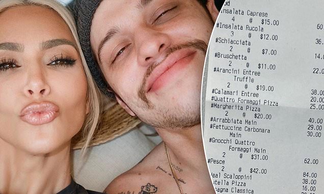 Kim Kardashian 'racks up a $576 bill at restaurant' visiting Pete Davidson in Cairns, Australia