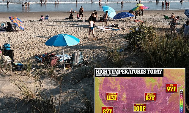 NYC advises residents to stay INSIDE and Boston declares emergency as 'heat dome' settles