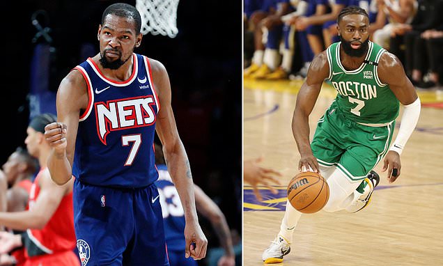 Celtics 'approach Nets about shocking Jaylen Brown-for-Kevin Durant trade'