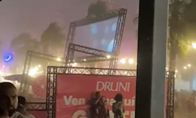 Reveller DEAD and another 20 injured at Spanish music festival
