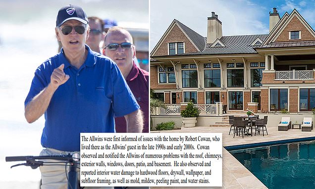 President Biden's freebie Kiawah retreat has been plagued with leaks, mold, mildew, termites, fungi