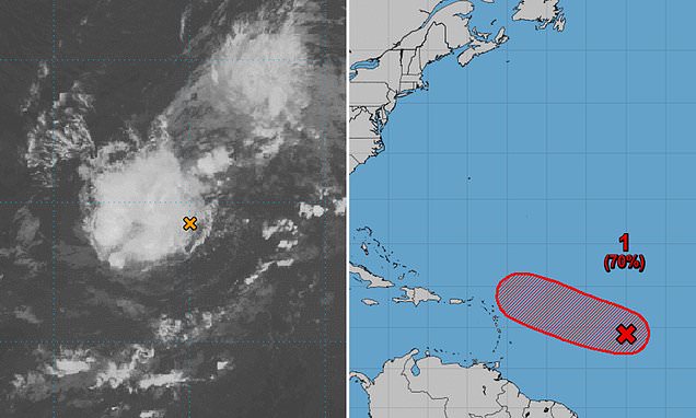 Weather forecasters monitoring THREE potential hurricanes that could hit the US in September