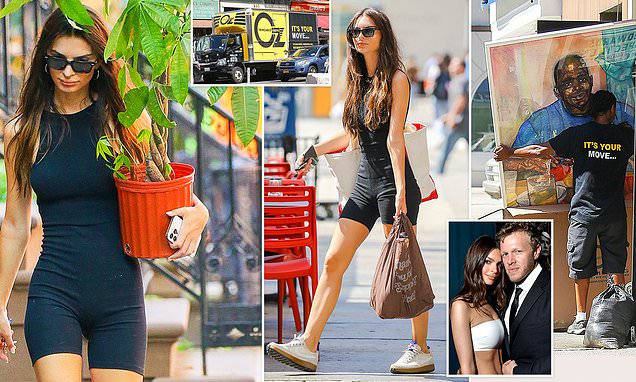 Emily Ratajkowski moves out of her and estranged husband Sebastian Bear-McClard's marital home in NY