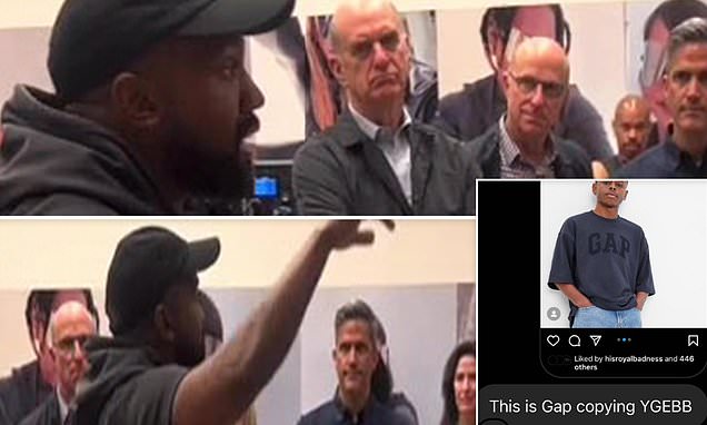 Kanye West accuses Gap of excluding him from meetings and ripping off his Balenciaga designs