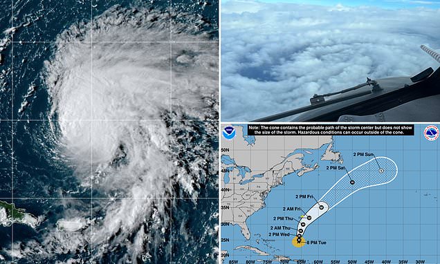 Earl strengthens into the second hurricane of the Atlantic hurricane season
