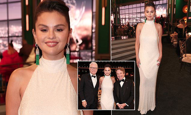 Emmys 2022: Selena Gomez sets temperatures soaring with white beaded dress as she SKIPS red carpet
