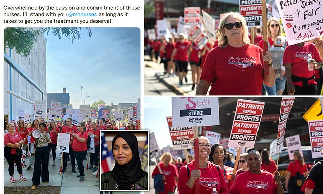 Largest private-sector nurses strike in U.S. history begins as 15,000 healthcare workers walk off
