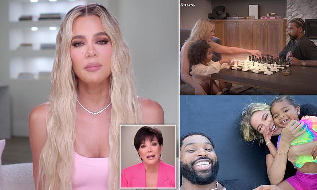 Khloe Kardashian is visibly emotional talking baby #2 with Tristan Thompson in Hulu teaser