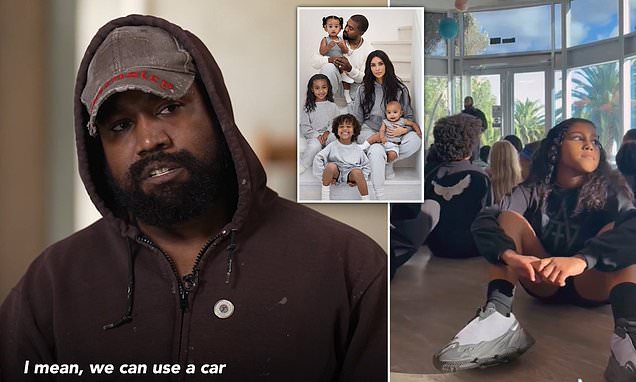 Kanye West says Kim Kardashian 'disregarded' his opinion in how kids are raised