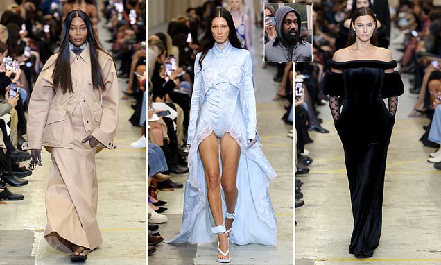Bella Hadid and Irina Shayk wow at Burberry's London Fashion Week show