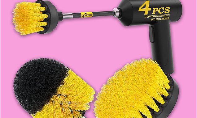 The Holikme drill cleaning brush attachments are reduced on Amazon to $8 to speed up cleaning tasks