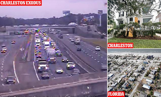 South Carolina braces for deadly Hurricane Ian to make landfall within HOURS bringing 85mph winds