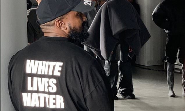 Kanye West shocks while wearing 'White Lives Matter' T-shirt at surprise Yeezy fashion show in Paris
