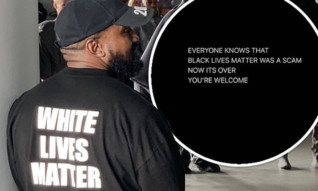 Kanye West dismisses Black Lives Matter in Instagram post