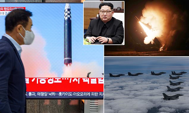 North Korea 'fires ANOTHER ballistic missile towards Japan' amid ratcheting tensions with the US  