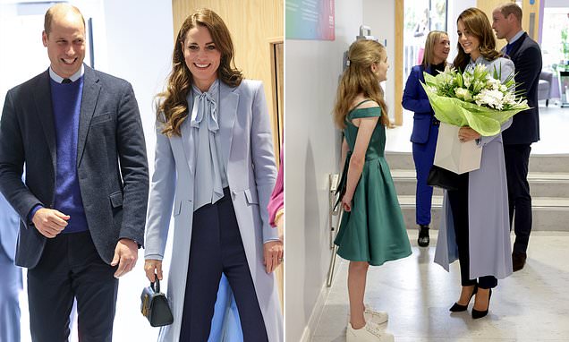 Prince and Princess of Wales arrive in Belfast for a surprise visit