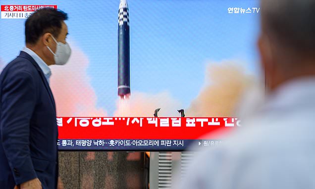 North Korea fires 'ballistic missile over Japan' - making it SEVENTH projectile test in two weeks