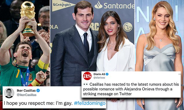 Iker Casillas DELETES his tweet which announced that he was coming out as gay, in an apparent 'JOKE'
