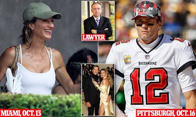 Gisele Bündchen 'hires Florida's top divorce lawyer after splitting from Tom Brady'