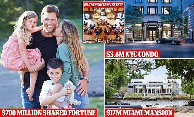 Tom Brady and Gisele Gisele Bündchen confirm divorce: Inside $700 MILLION net worth and properties