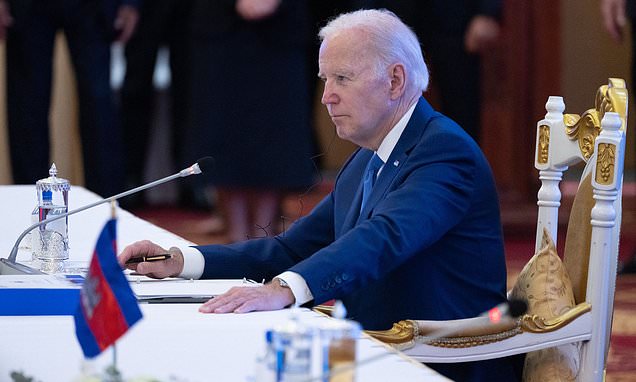 Biden kicks off his Cambodia summit by thanking his host, the 'prime minister of Colombia'