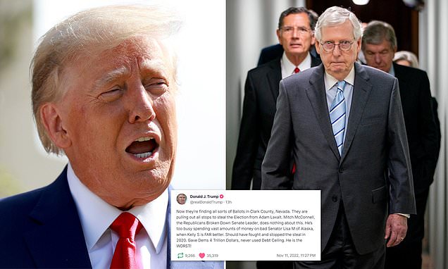 Embattled Trump rips McConnell for GOP spending but doles out little of his own cash