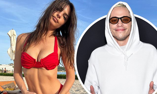 Look away now Kim! Kardashian's ex Pete Davidson now linked to Emily Ratajkowski