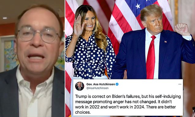Republicans turn on Trump: Former chief of staff says he is 'only Republican who can lose' in 2024