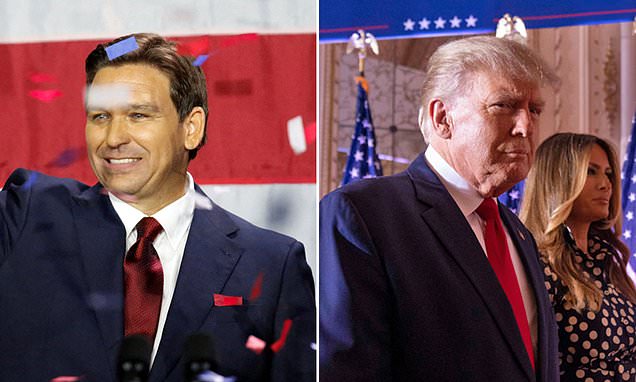DeSantis gets rapturous reception amid re-election triumph - moments before Trump takes to stage