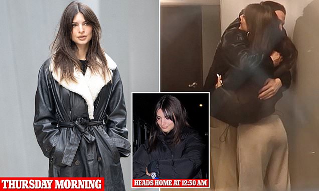 Emily Ratajkowski steps out just hours after going public with new romance with Pete Davidson 