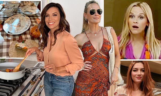Happy Thanksgiving from Hollywood! Stars show fans of how they are celebrating Turkey Day