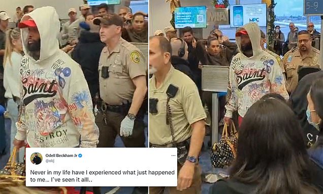 Odell Beckham Jr 'kicked off a plane in Miami' and was 'in and out of consciousness'