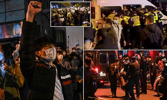 How Covid revolt swept across China: Hundreds demand Communist leader steps down over lockdowns