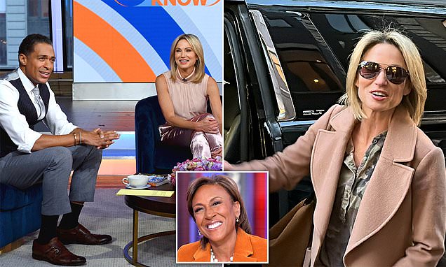 GMA host Robin Roberts confronted Amy Robach and TJ Holmes about rumors of their affair