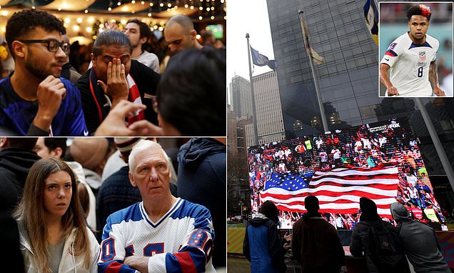 Soccer fans react as Team USA is ELIMINATED from the World Cup with a 3-1 loss to Holland