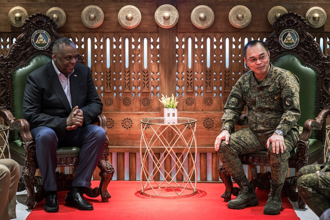 Austin Visit to Philippine Base Highlights Benefits of U.S-Philippine Alliance