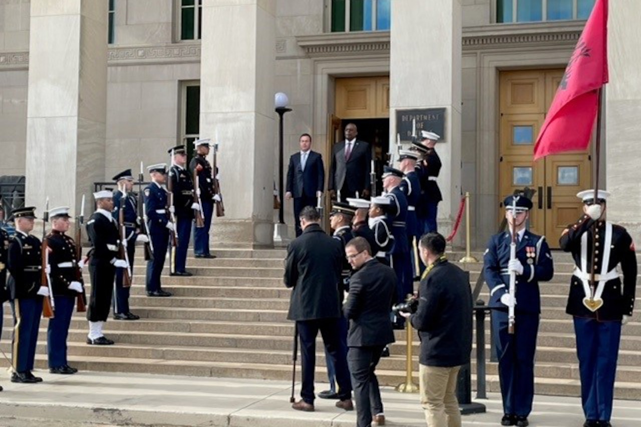 U.S.-Albanian Leaders Discuss NATO, Bilateral Relations