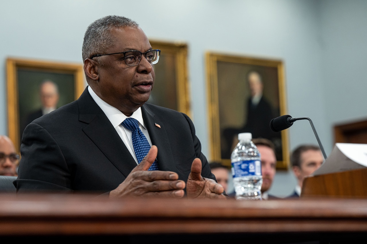 Austin Asks Congress to Support Defense Budget Request