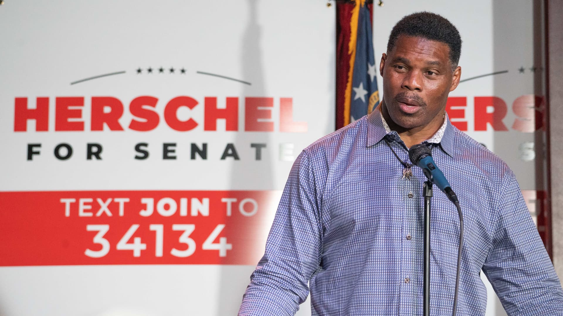 Herschel Walker's 2nd abortion accuser shows her face in TV interview