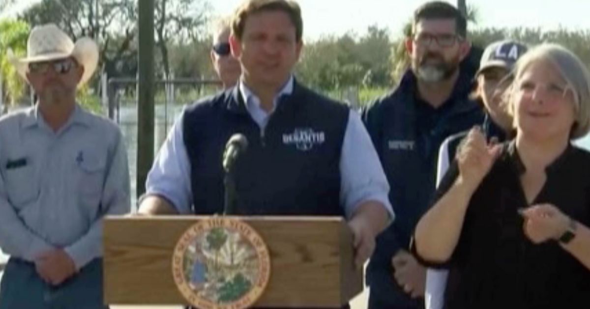 Ron DeSantis Promotes Campaign During Hurricane Recovery Work
