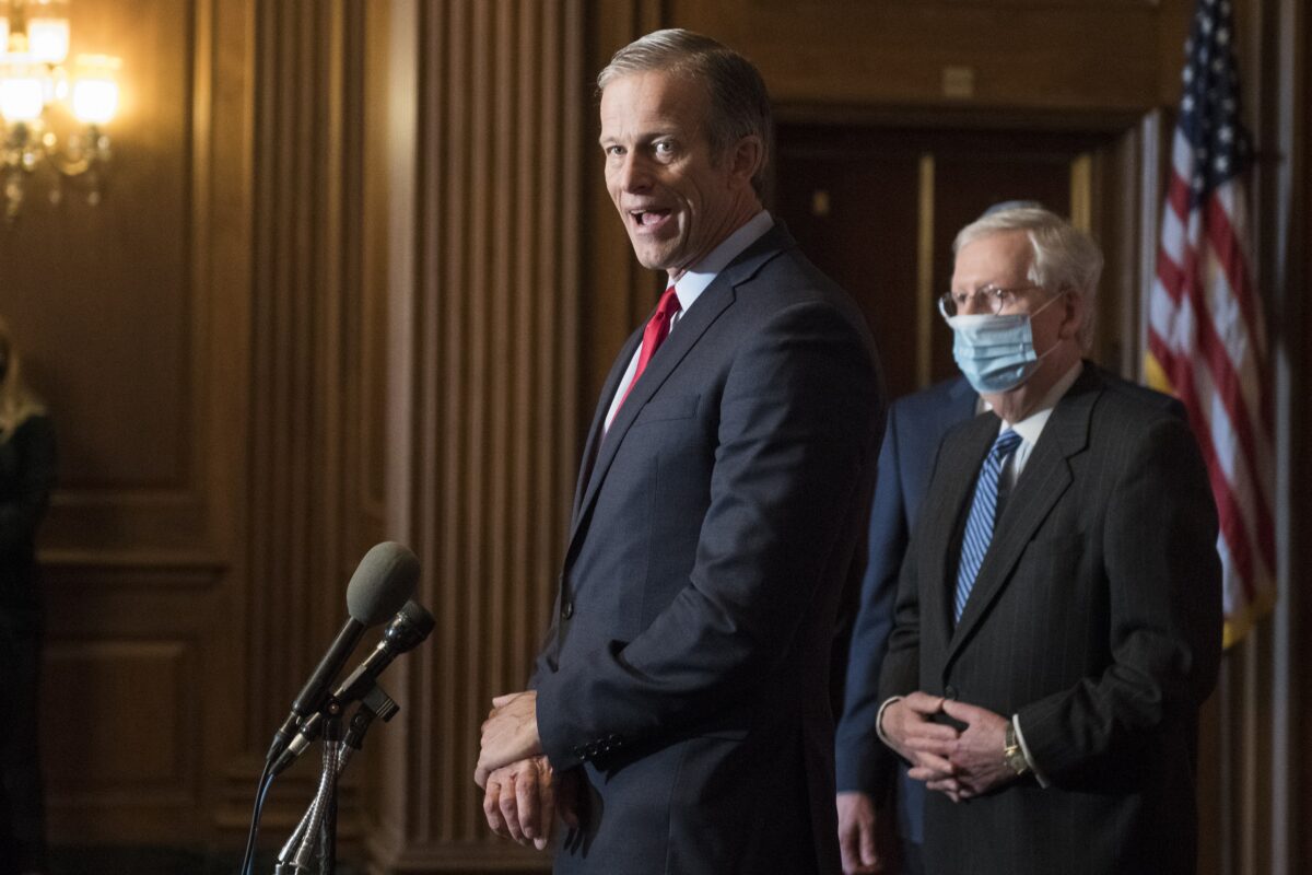 Top Senate Republican Breaks Silence on Trump Indictment; McConnell Still Mum