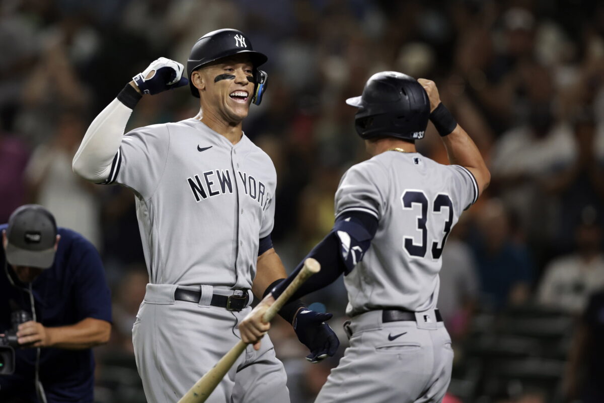 Judge Hits Number 44, Yankees Beat Mariners 9—4 to Stop Skid