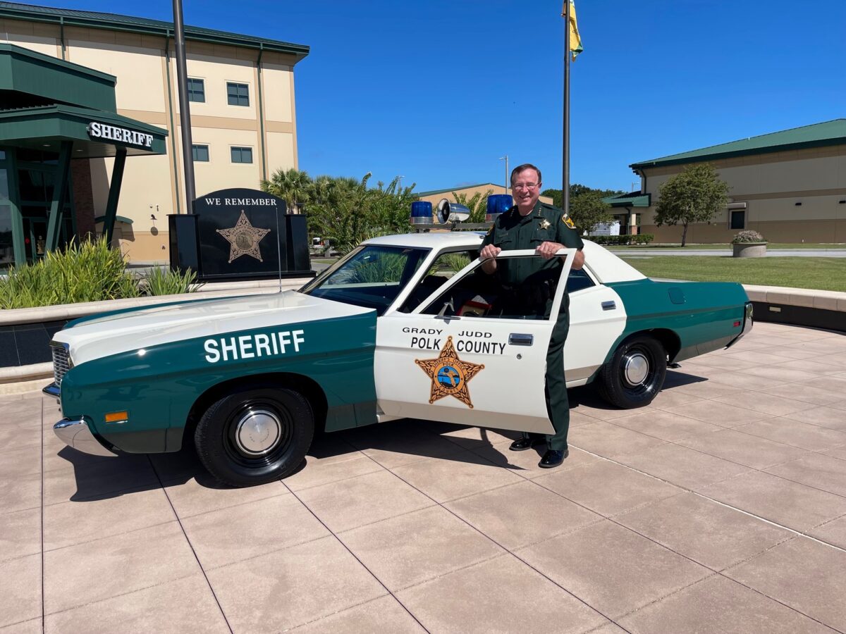 Polk County Deputies Surprise Sheriff with Replica of First Patrol Car