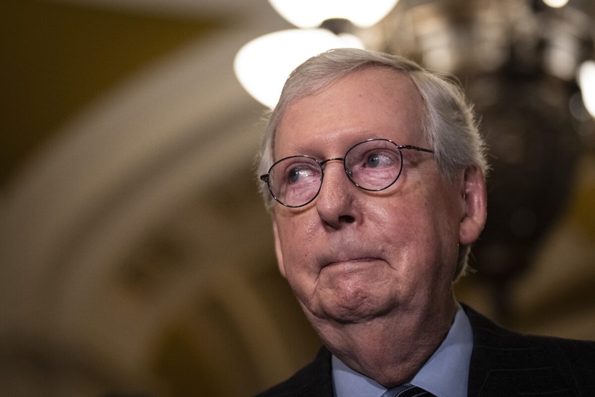 Senate Republicans Reelect Mitch McConnell as Leader, Reject Scott’s Bid