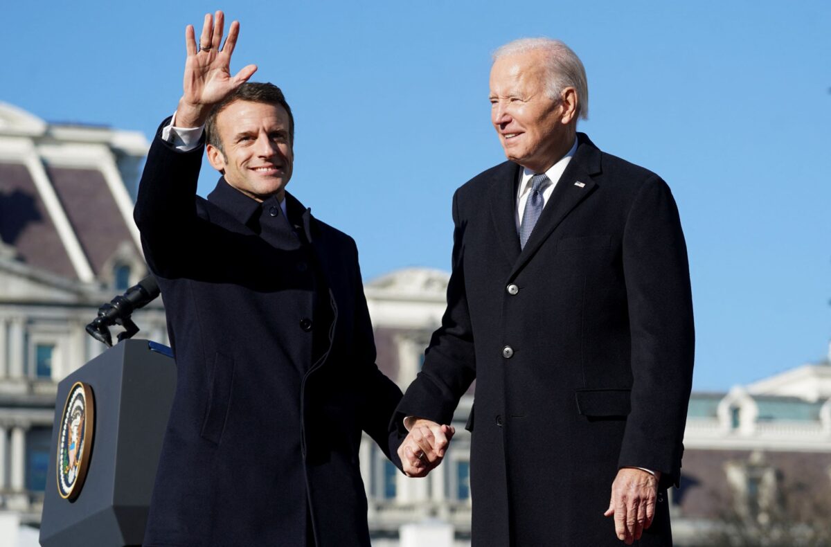 Biden Welcomes French President Macron to White House