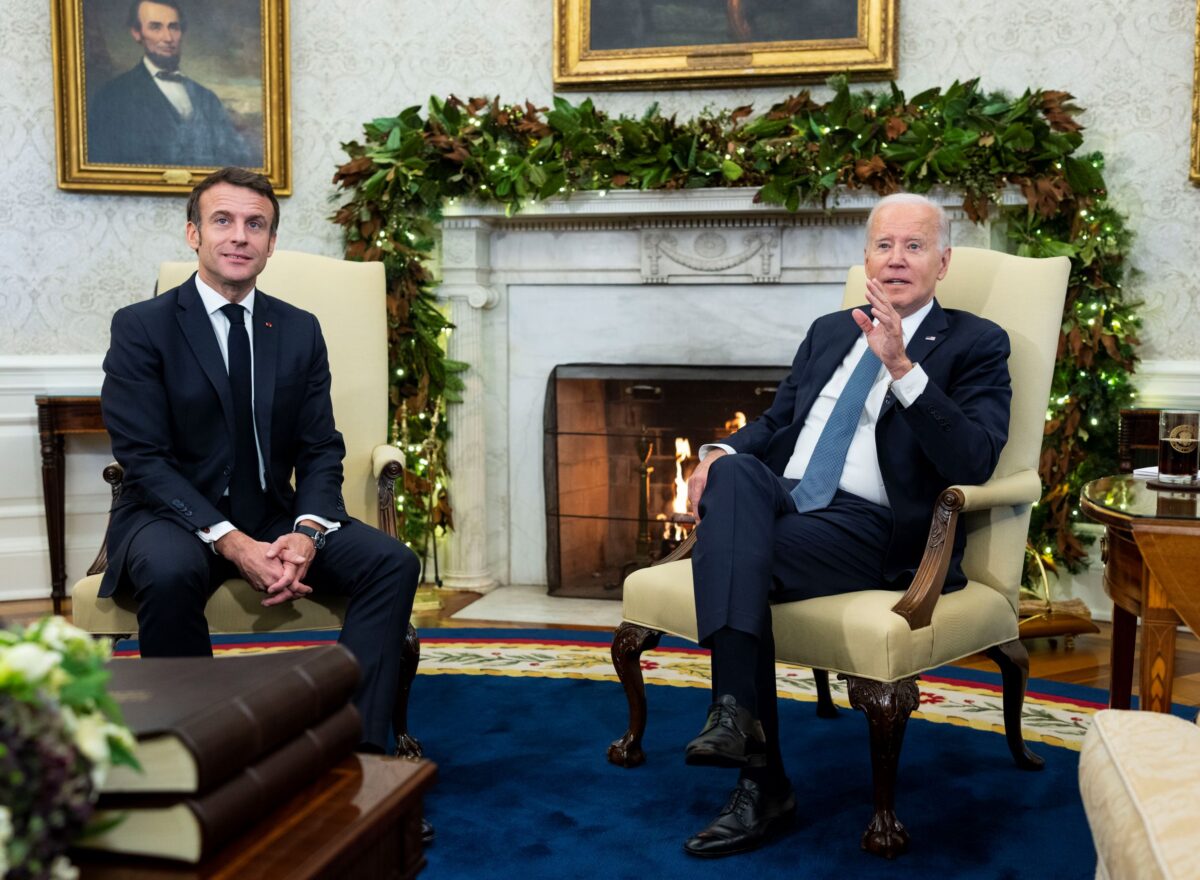 Macron Says Key Biden-Backed Policy Could ‘Fragment the West’